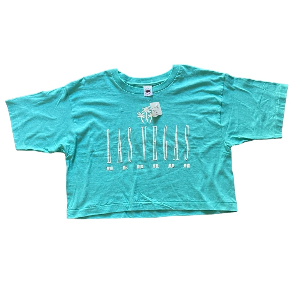 Vintage 90s Las Vegas Nevada crop top